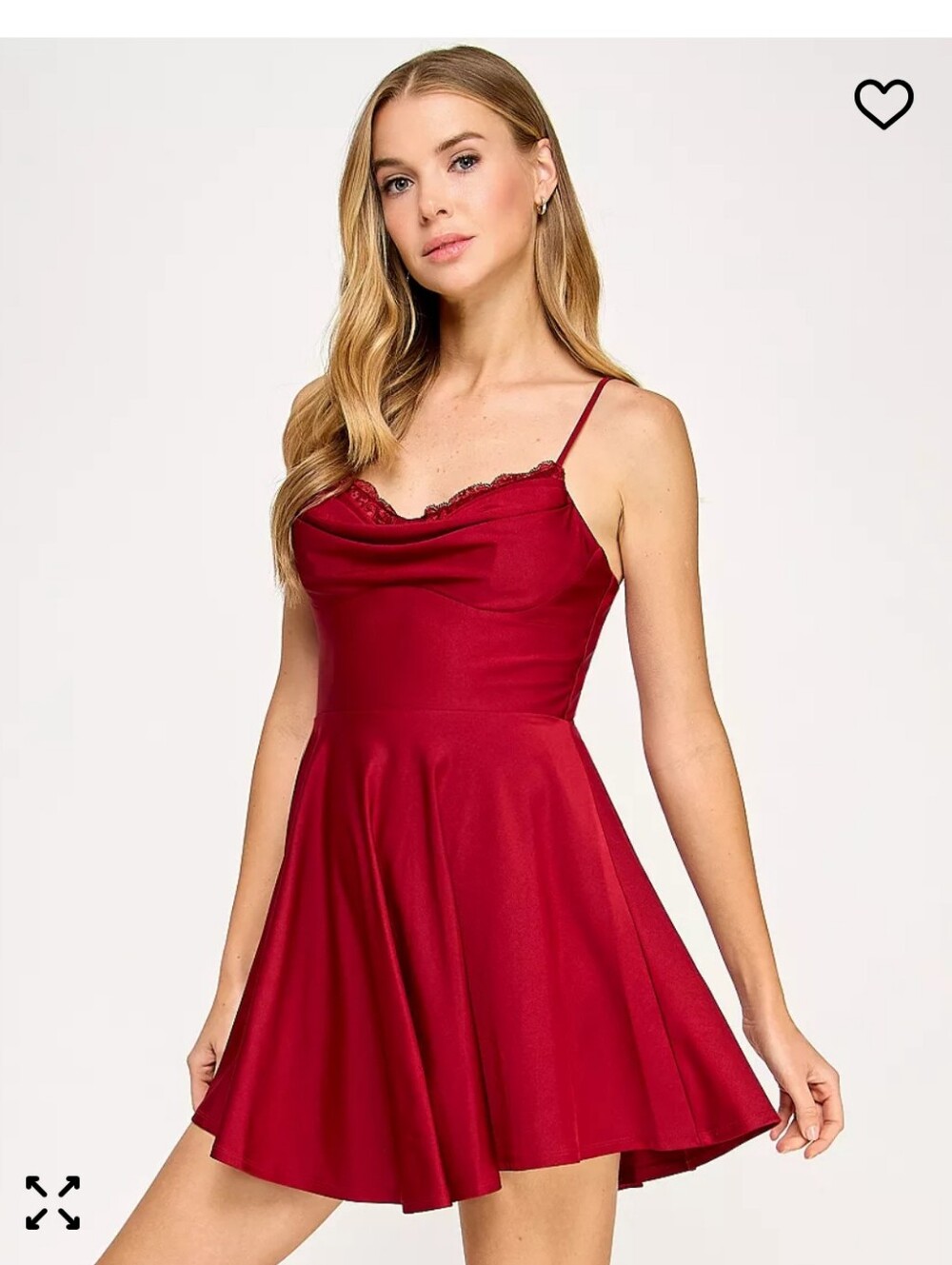 Semi Dress with Lace Trim